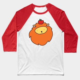 Apple Lion Face Baseball T-Shirt